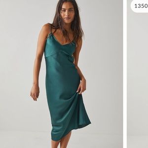 Free people simply biased slip dress NWOT